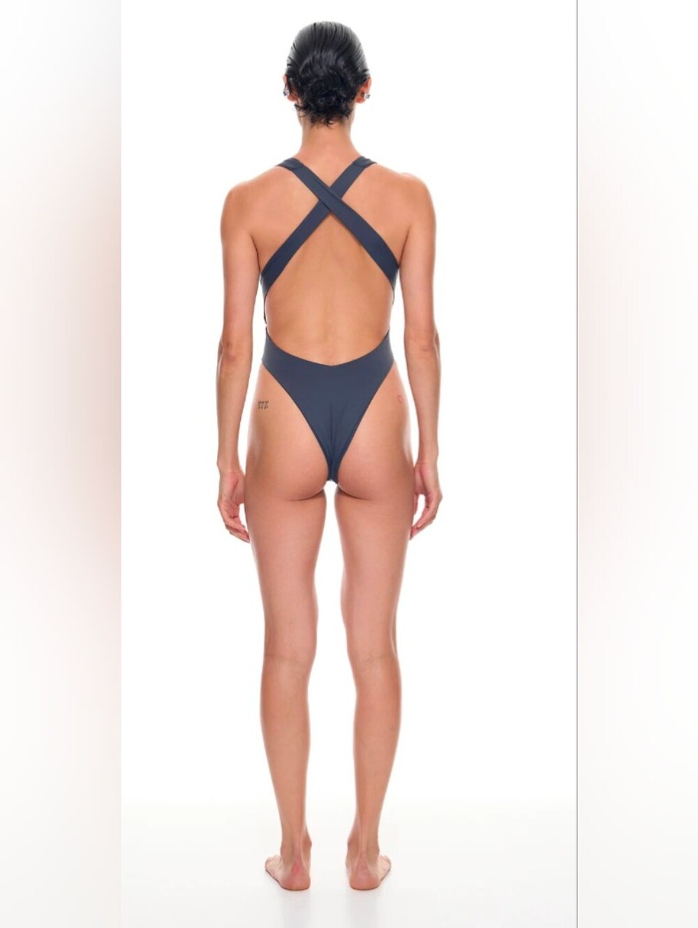 Myra Swim Hunter One Piece in Charcoal